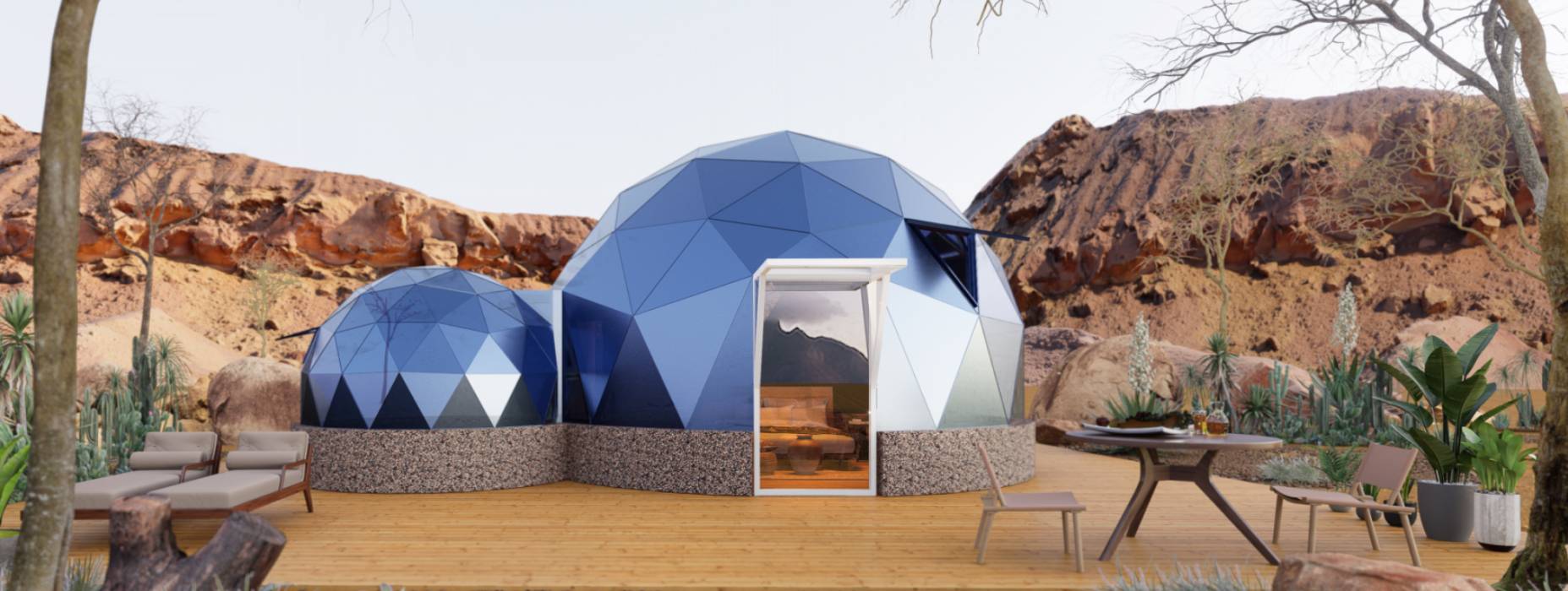 狮子山区球形智能光伏玻璃星空房